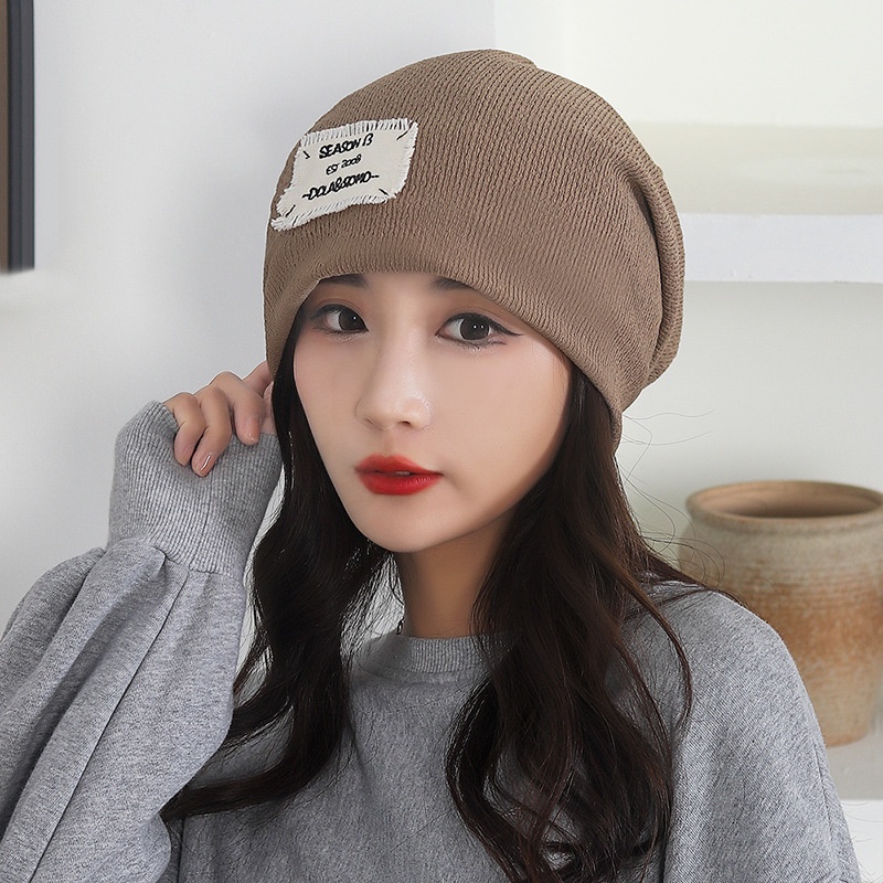 ผู้หญิงหมวกแฟชั่นฤดูใบไม้ร่วงสไตล์เกาหลีนุ่ม