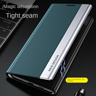 เคสโทรศัพท์มือถือหนัง ฝาพับแม่เหล็ก พร้อมช่องใส่บัตร สําหรับ Samsung Galaxy S22 Ultra S21 Plus S20 FE Note20+ Note 10
