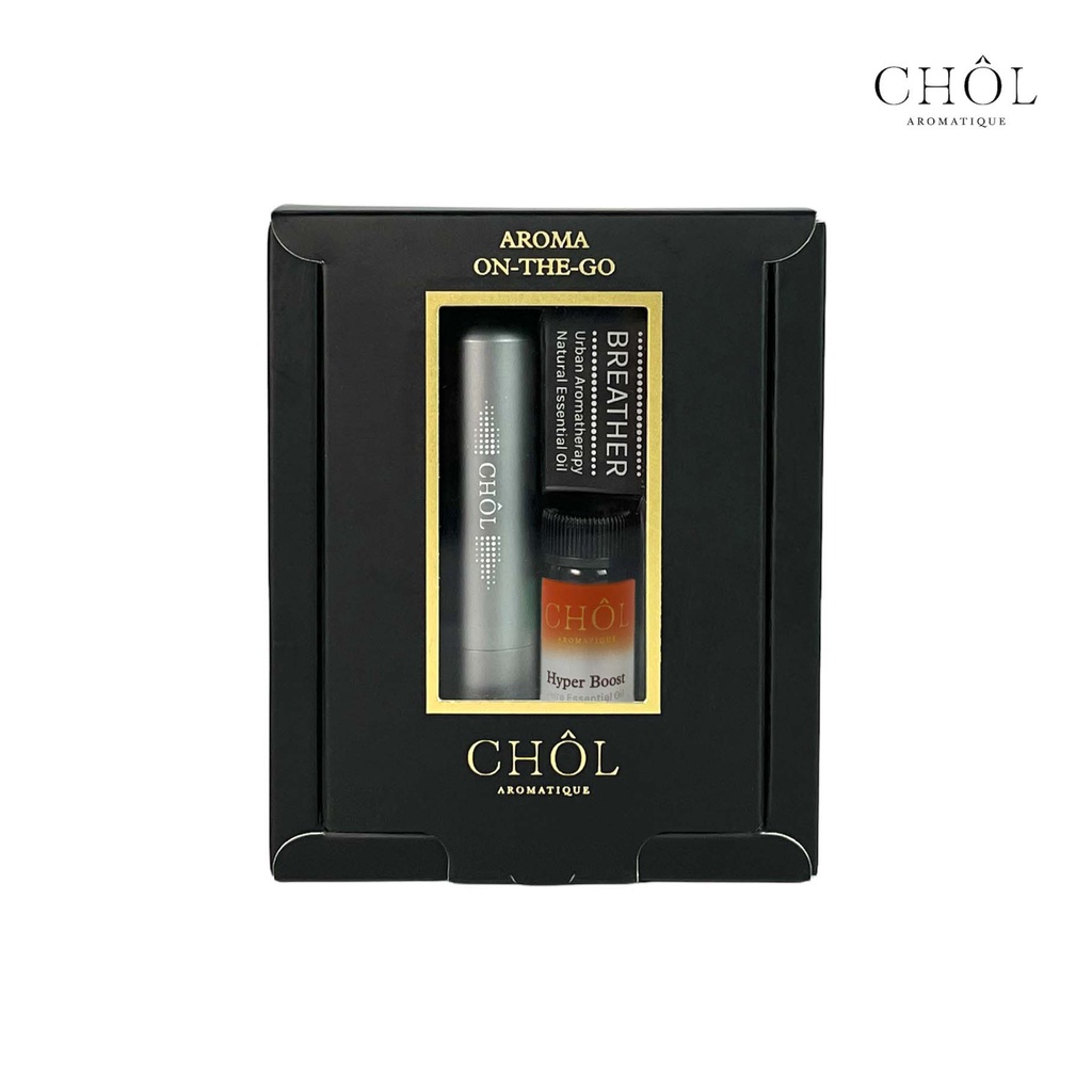 chol-aromatique-on-the-go-breather-ยาดม-refill-กลิ่นเองได้-สี-premium-gray