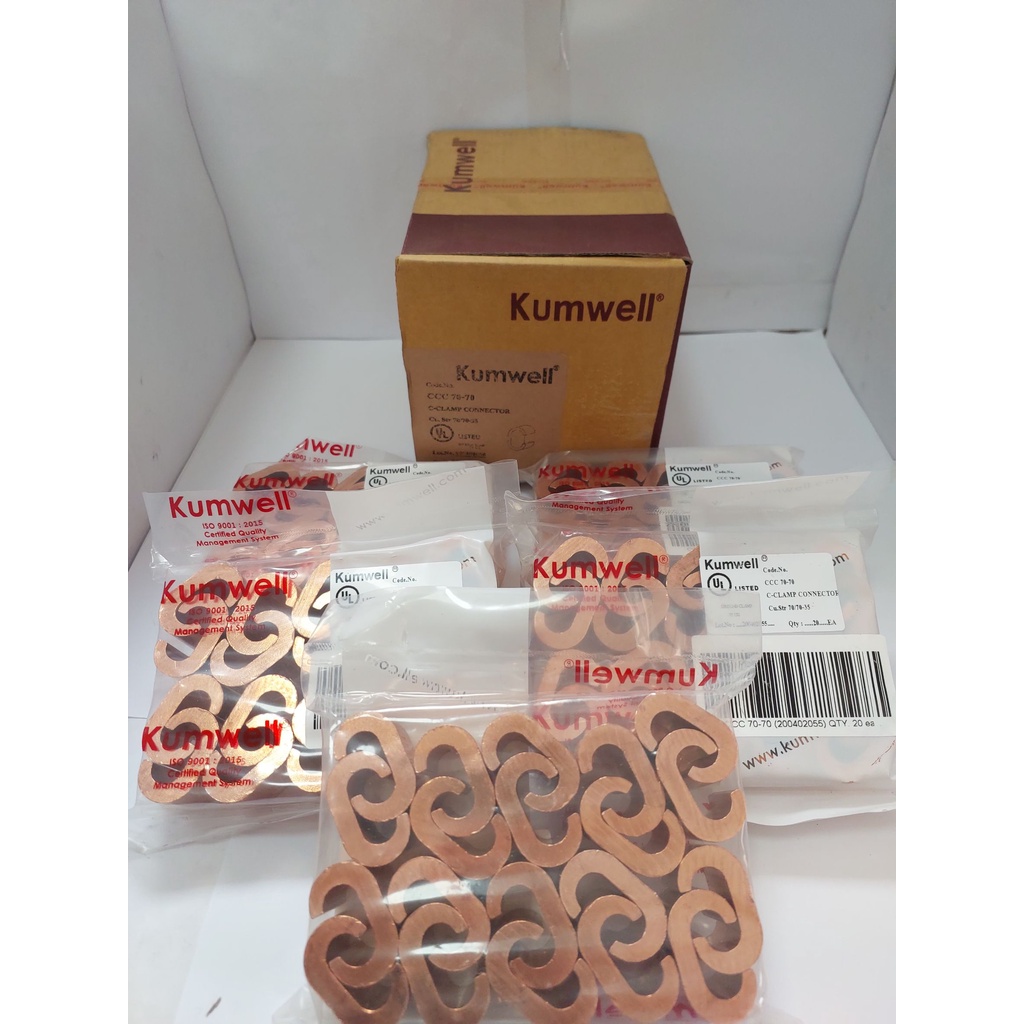 kumwell-ccc-70-70-copper-c-clamp-cable-size-run-70-sq-mm-tap-70-35-ราคาต่อ1ชิ้น