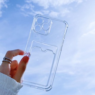 เคสซิลิโคนใส พร้อมช่องใส่บัตร กันรอยขีดข่วน สําหรับ Tecno Spark 10 10C 9 8P 8C 8T 7 7P 7T 6 5 Air Go Pop 7 Pro 2022 2023