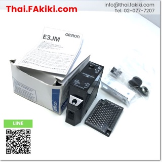 พร้อมส่ง,(A)Unused, E3JM-R4M4-G Photoelectronic Sensor ,โฟโต้อิเล็กทริค เซ็นเซอร์ สเปค AC/DC ,OMRON (66-004-606)