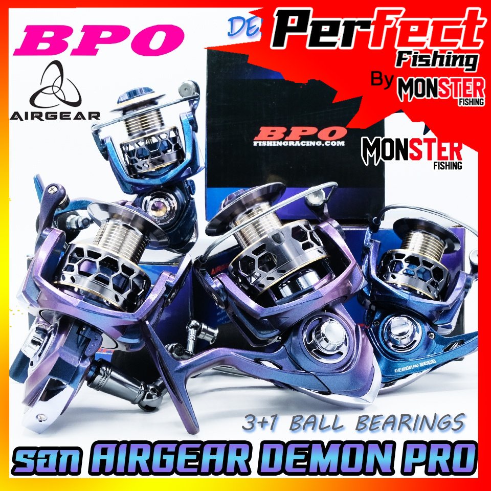 รอกตกปลา รอกสปินนิ่ง AIRGEAR DEMON PRO 2000/3000/4000/5000/6000 by BPO