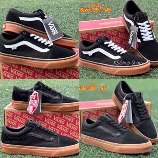 V*ANS🗝 Old Skool Gum Black(พื้นน้ำตาล) sz.39-44 (อุปกรณ์ครบกล่อง) สินค้าพร้อมจัดส่งมีบริการปลายทาง📌