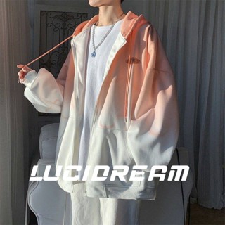 LUCIDREAM เสื้อผ้าผู้ญิง แขนยาว เสื้อฮู้ด คลุมหญิง สไตล์เกาหลี แฟชั่น 35Z2282202
