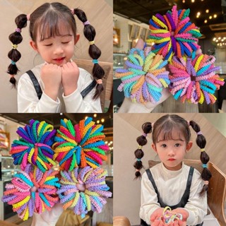 50 ชิ้น / เซต ที่มีสีสัน ผม Scrunchies สีลูกกวาด เชือกผม น่ารัก ยืดหยุ่น หางม้า ที่ใส่ สําหรับเด็กผู้หญิง เครื่องมือจัดแต่งทรงผม