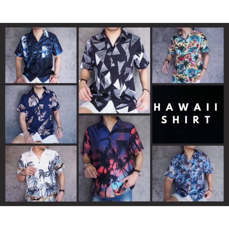 ภาพหน้าปกสินค้าเสื้อฮาวาย เสื้อเชิ้ต hawaii เชิ๊ตเกาหลี สินค้ามาใหม่ ผ้านิ่มขึ้น สไตล์เกาหลีมาแรง พร้อมส่ง