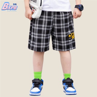 [BXPB] กางเกงกีฬาขาสั้น ผ้าฝ้ายแท้ ทรงหลวม สวมใส่สบาย สําหรับเด็กผู้ชาย อายุ 3-15 ปี