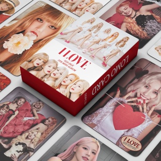 (G)I-DLE โปสการ์ด I love LOMO สําหรับสะสม 55 ชิ้น/กล่อง