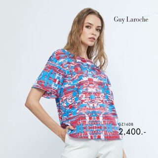 Guy Laroche เสื้อผู้หญิง Blouse แขนสั้น ทรงหลวม (GZ16DB)