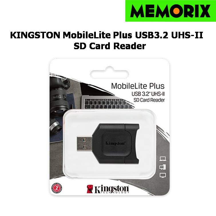 Kingston MobileLite Plus MicroSDHC/SDXC UHS-II Card Reader MLPM pas cher