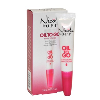 OPI by Nicole Oil To Go 7.5 ml ผลิตภัณฑ์บำรุงเล็บมือ และเท้า ในรูปแบบพกพา ใช้ง่ายไม่เลอะ แท้ 100%