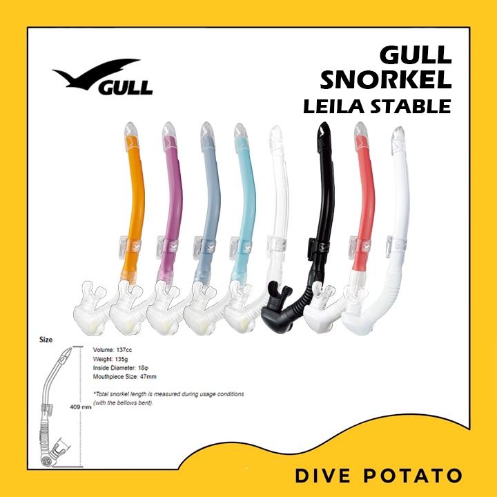 gull-leila-stable-snorkel-สน็อกเกิ้ลสำหรับดำน้ำ