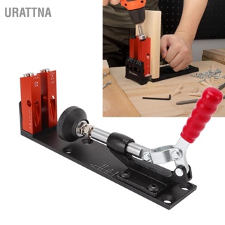 URATTNA Pocket Hole Jig Kit Adjustable Pitch Angled Drill Guides Set Woodworking Drilling Locator Tool for Carpenter Woodworker