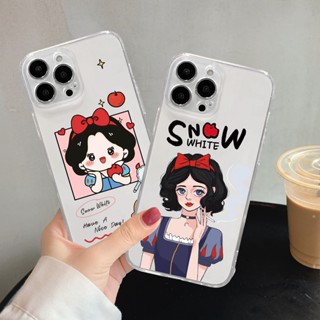 เคสโทรศัพท์มือถือ ลายสโนว์ไวท์ สําหรับ iPhone 14 13 12 11 Promax 14Plus mini X XS XR XSMAX 6 6s 6plus 6splus 7 8 SE2020 7plus 8Plus