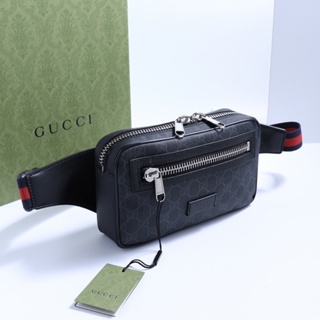 New‼️ Gucci​ box belt bag ดำ💥มือ​1​ของแท้​💯