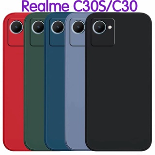 Realme C30Sตรงรุ่น(พร้อมส่งในไทย)เคสTPU​นิ่ม​สีพาสเทลคลุมกล้องRealme C33/Realme Narzo 50i Prime/Realme C30S/Realme C30