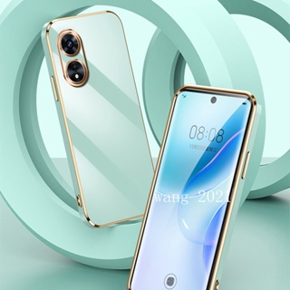 New Phone Case เคส OPPO Reno8 T 5G 4G Reno 8T 8 T 2023 Casing Electroplating Straight Edge Protective Silicone Soft Case Back Cover เคสโทรศัพท