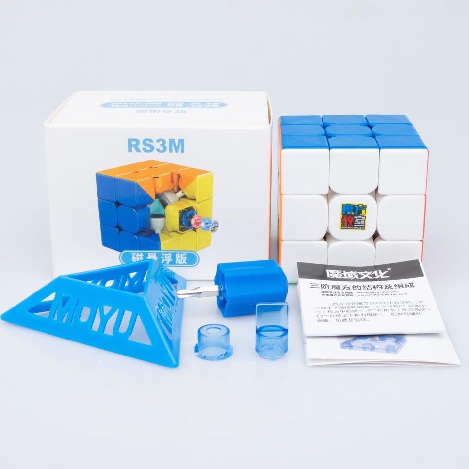 Rubik แม่เหล็ก 2x2 Moyu RS2M Evolution Stickerless (MAGNETIC) CUBE ของ ...