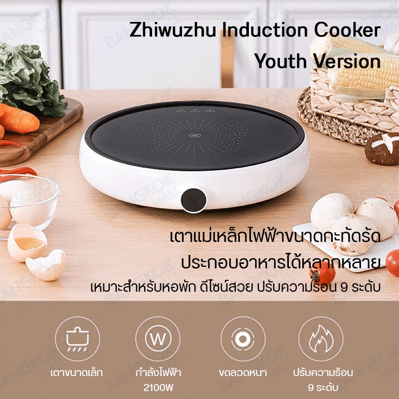 xiaomi-youpin-zhiwuzhu-zcl010-portable-induction-cooker-เตาแม่เหล็กไฟฟ้า