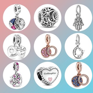 Pandora จี้ลูกปัดเงินแท้ 925 เครื่องประดับเงิน สําหรับสร้อยข้อมือ m1022