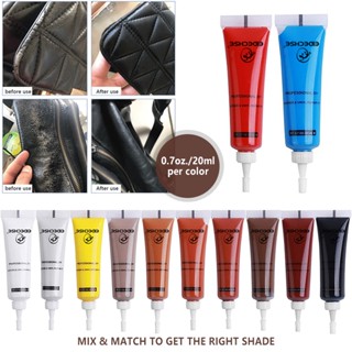 Creative 20Ml Leather Repair Agent Color Repair Refurbishing Cream Paste Leather Cleaner Leather Tonic Cream Home Car Seat Tools [COD]