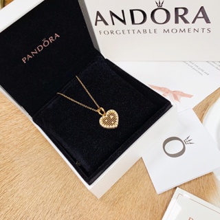 Pandora สร้อยคอโซ่เงิน 925 925 ของขวัญให้เพื่อน แฟนสาว x1027