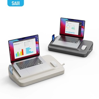 SAIJI Lap Desk GX1L  เบาะวางโน๊ตบุค เบาะวางแล็ปท็อป โต๊ะแล็ปท็อป ที่วางโน็ตบุ๊ค ที่วางแล็ปท็อป