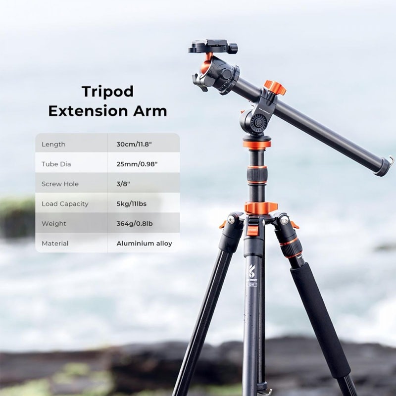 k-amp-f-upgrade-rotatable-multi-angle-center-column-for-camera-tripod-magnesium-alloy-amp-locking-system