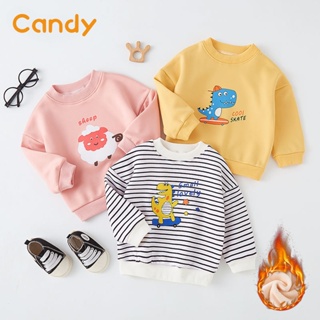 Candy Kids Candy ชุดเด็กผู้ชาย เสื้อผ้าเด็ก เสื้อกันหนาวเด็ก นุ่ม และสบาย ด้านบนเกาหลี 2022 NEW ins รุ่นใหม่ Chic ทันสมัย CK220015 36Z230909