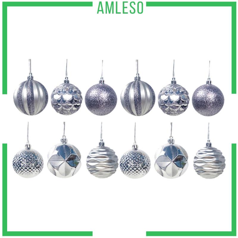 amleso-จี้ลูกบอลแขวนต้นคริสต์มาส-diy-สําหรับตกแต่งบ้าน-12-ชิ้น