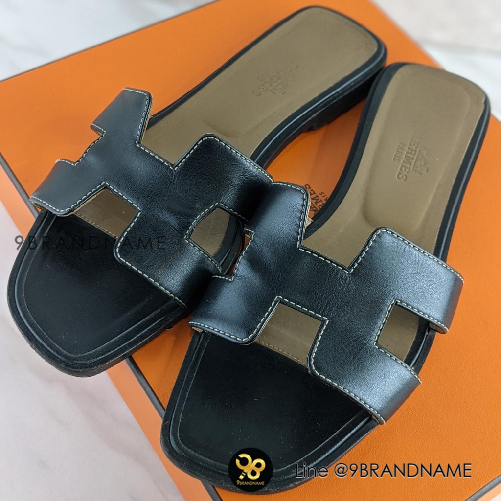 hermes-oran-sandales-รองเท้าแตะ-size-37-มือ2ของแท้