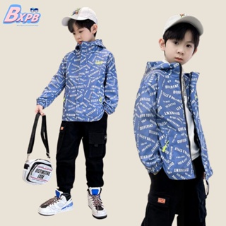 [BXPB] เสื้อแจ็กเก็ตเบสบอล มีฮู้ด สไตล์เกาหลี สําหรับเด็ก อายุ 3-15 ปี