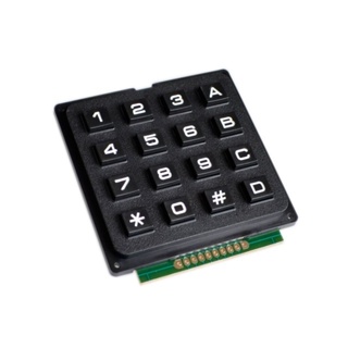 สินค้า 4x4 Matrix Keyboard Module (Balck Keypad)