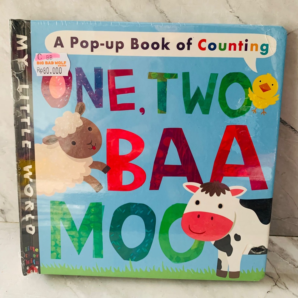 หนังสือนับเลข One Two Baa Moo A Pop Up | Shopee Thailand