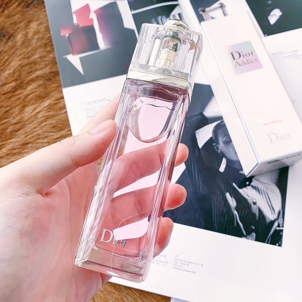 เคาน์เตอร์ของแท้-dior-addict-eau-fraiche-pink-charm-edt-100ml-น้ำหอมผู้หญิง