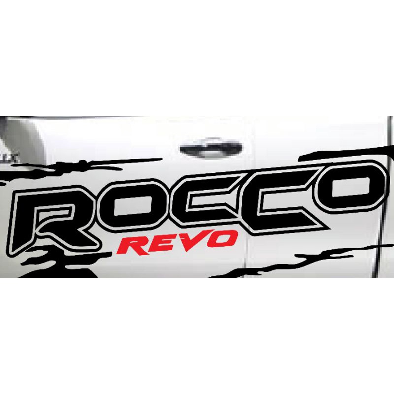 sticker-toyota-rocco-ลายแต่งสติกเกอร์rocco-สติ๊กเกอร์รถกระบะ-toyota-rocco-ลายสาดโคลน-rocco-สติ๊กเกอร์ข้างประตู-rocco