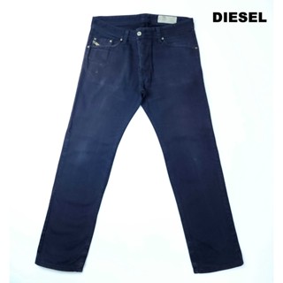 ยีนส์ Diesel เอว 34 รุ่น 3D สีกรมเข้ม ขากระบอกเล็ก