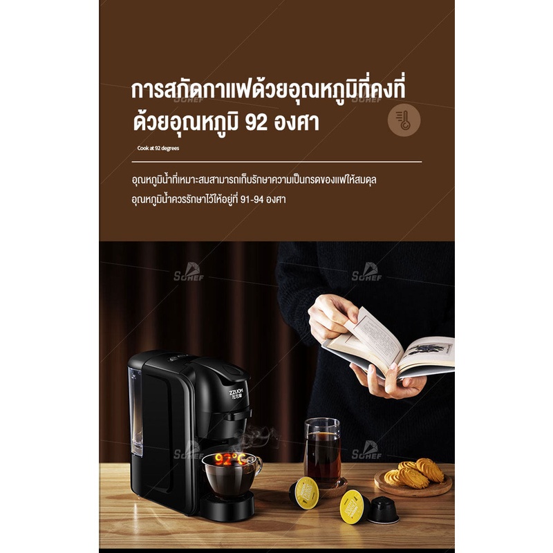 เครื่องชงกาแฟแคปซูล-nespresso-สำหรับใช้ภายในบ้านเเละสำนักงาน-เครื่องชงกาแฟอัตโนมัติ-ขนาดเล็กกะทัดรัด