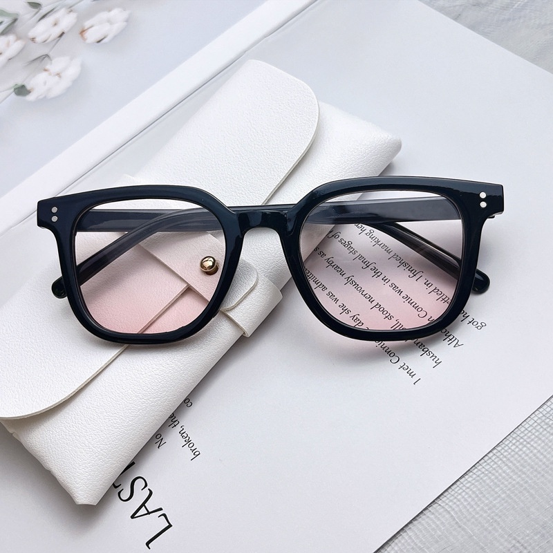 จัดส่งทันที-ใหม่-แว่นตา-แว่นกรองแสง-แว่นตากรองแสง-แว่นตาแฟชั่น-แว่นตาป้องกันแสงสีฟ้า-แว่นบลัช-กรอบสี่เหลี่ยม-unisex