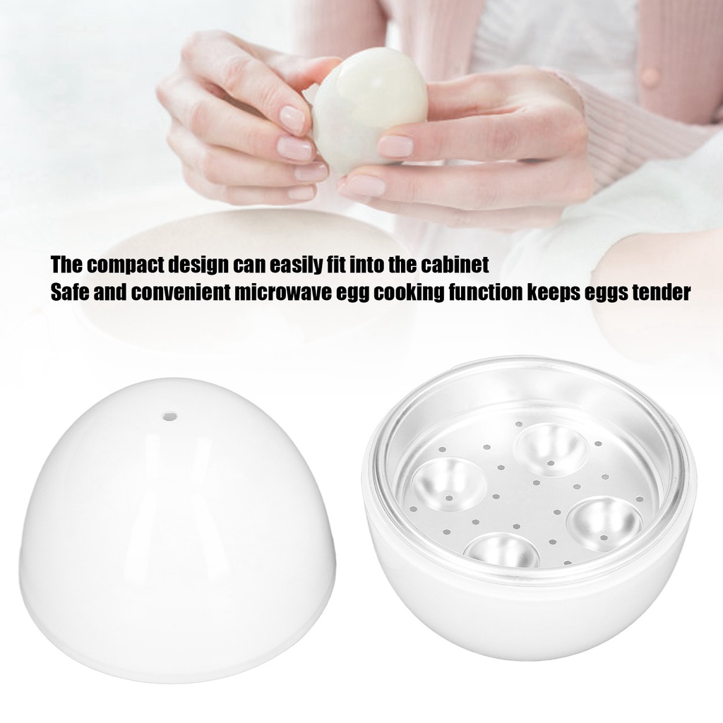 Egg Boiler Food Steamer Boiled Egg Steamer 4 Eggs Sterilizer Steriliser