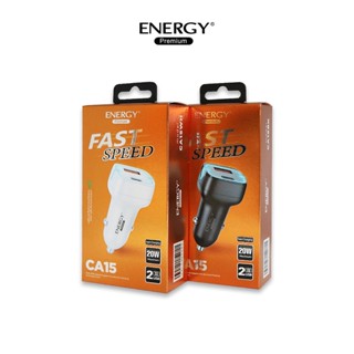 Energy Car Adapter  FAST CHARGE QC3.0 18W/ PD 20W รุ่น CA15 อแดปเตอร์ สำหรับชาร์จในรถยนต์ รองรับ Fast charge