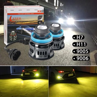 ((2 ชิ้น) หลอดไฟตัดหมอก LED H11 H7 9005 9006 3570 DRL สําหรับรถยนต์