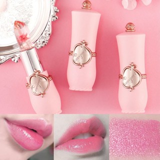 Clear Jelly Flower Lip Balm Temperature Color Changing Lipstick Nutritious Moisturizer Does Not Fade Vitamin E WaterProof