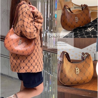 พร้อมส่ง แท้💯 MLB Dia Monogram PU Embo L-Hobo