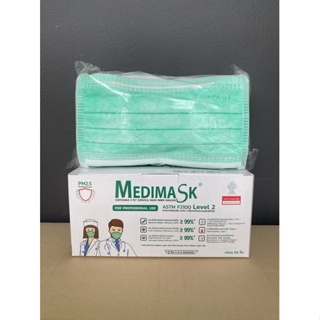 หน้ากากอนามัยเมดิแมส Medimask ASTM F2100 Level 2