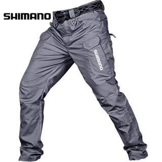 Shimano กางเกงตกปลา กันน้ํา หลายกระเป๋า ทนทาน สําหรับผู้ชาย