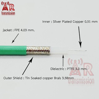RG141 semi rigid cable สายนำสัญญาณคุณภาพสูง สำหรับงานทดสอบ และ งานวิทยุ ...