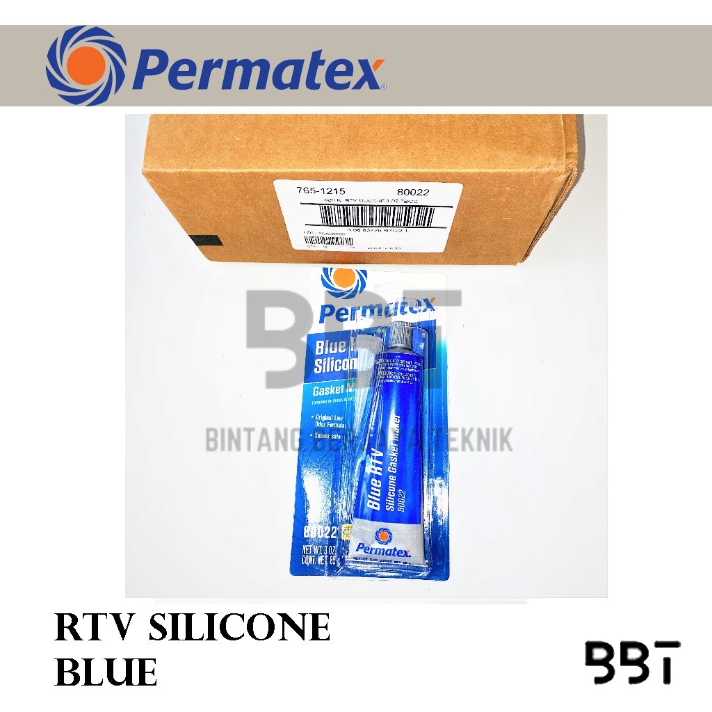 Permatex Blue RTV ปะเก็นซิลิโคน เครื่องทํา / กาวปะเก็น สีฟ้า Permatex ...