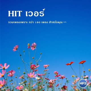 CD MP3 เพลงไทย อัลบั้ม HIT เวอร์ รวมเพลงเพราะ สำหรับคุณ กว่า 180เพลง